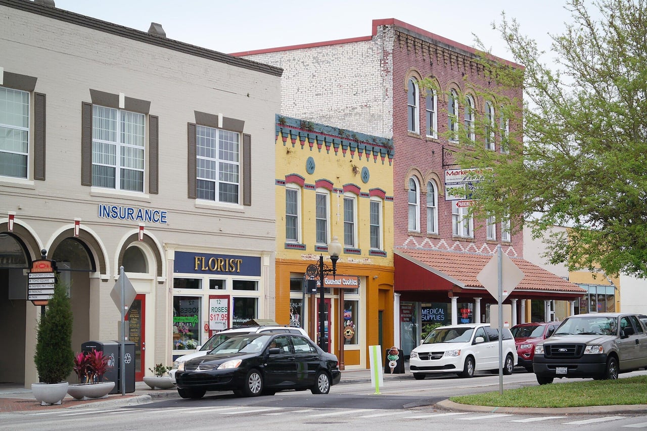 Centro histórico na Broadway, Kissimmee